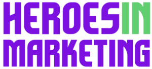 Het Heroes In Marketing logo, partner van de SEO Job Coach